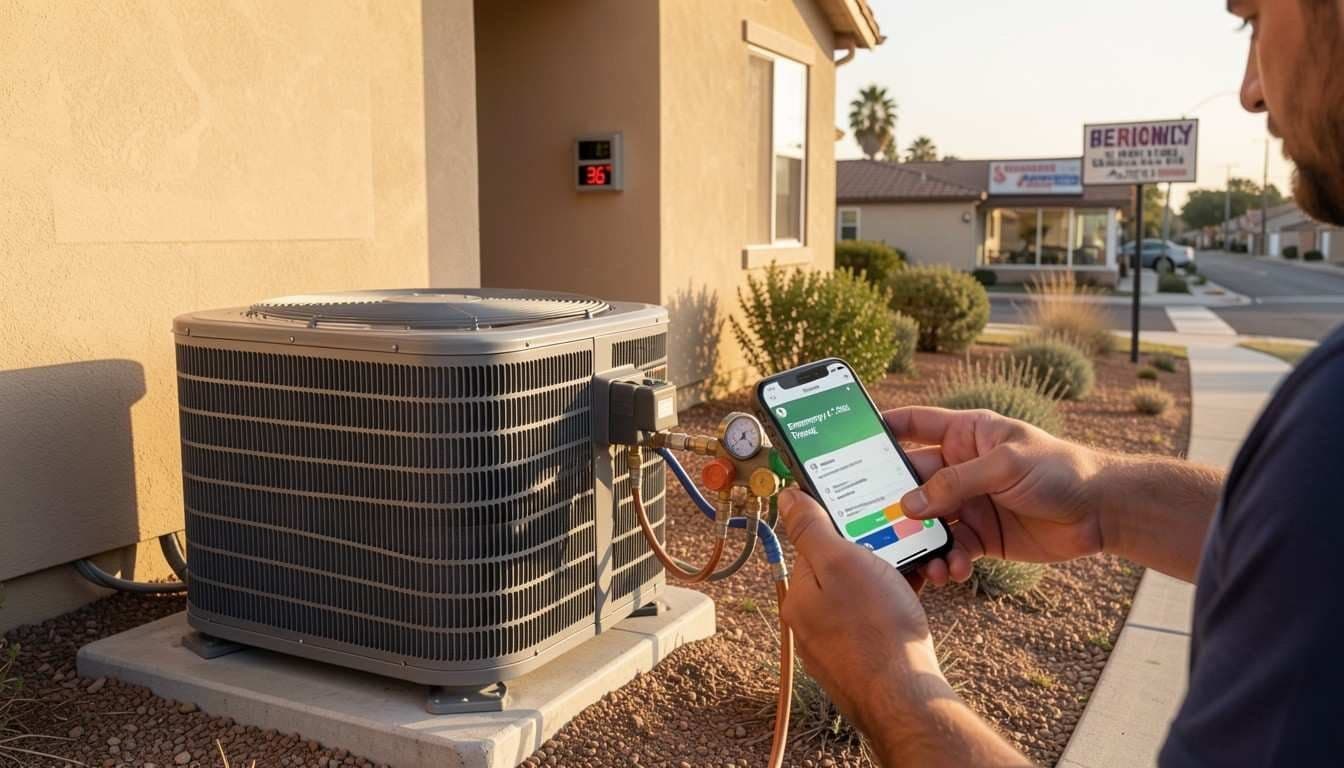 Emergency AC Repair Average Response Times in North County